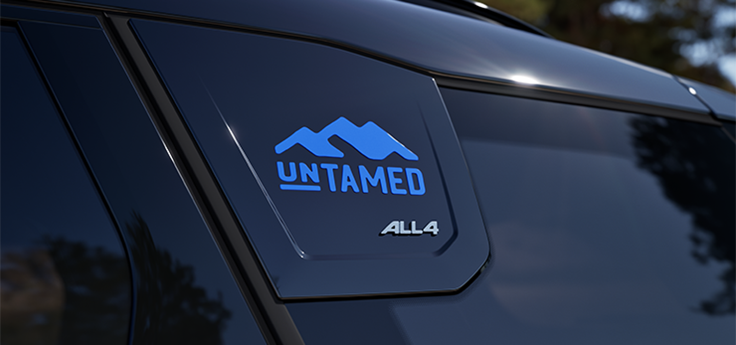 Kuva MINI Countryman Untamed Editionin C-pilarista.