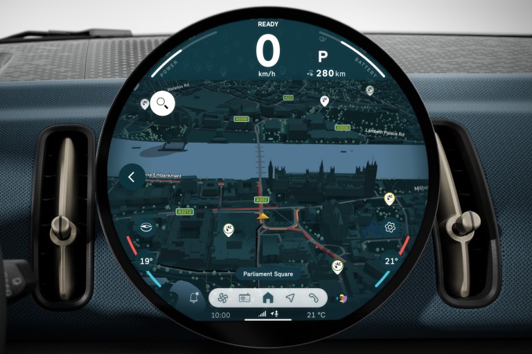MINI connected -päivitykset – navigointi